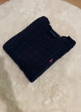 Torsade Ralph Lauren bleu marine talle M authentique, marque: Ralph Lauren, état: Très bon état, taille: M / 38 / 10, 47,90 €, 51,00 € Protection acheteurs incluse