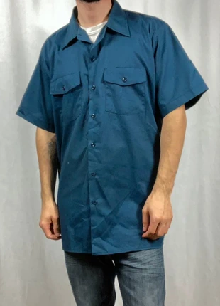 Chemise Dickies Bleu Workwear manches courtes taille XL, brand: Dickies, condizioni: Buone, taglia: XL, €14.99, €16.44 include la Protezione acquisti Pro