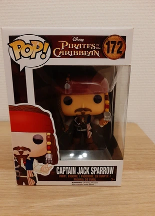 Funko Pop Captain Jack Sparrow 172, marca: Funko Pop, estado: Muito bom, tamanho: Prematuro, até 44 cm, €75.00, €79.45 inclui Proteção do Comprador