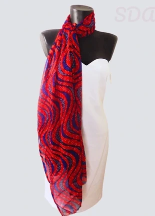 écharpe châle foulard femme mousseline de soie, brand: Africa, condition: Very good, €19.00, €20.65 includes Buyer Protection Pro