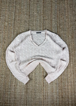 Pull Col V Rose Pâle Torsadé Vintage, Funky Knitwear, Cable Knit Sweater Taille M, marque: Vintage Dressing, état: Très bon état, taille: M / 38 / 10, 20,00 €, 21,70 € Protection acheteurs (Pro) incluse