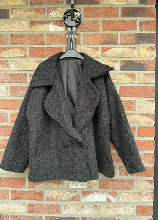 Veste oversize grise/noire – Taille S – Neuve jamais portée, marque: Boutique indépendante, état: Neuf sans étiquette, taille: S / 36 / 8, 24,90 €, 26,85 € Protection acheteurs incluse