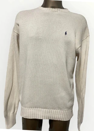Pull Ralph lauren crème taille L, merk: Ralph Lauren, staat: Heel goed, maat: L, € 40,00, € 42,70 inclusief Kopersbescherming