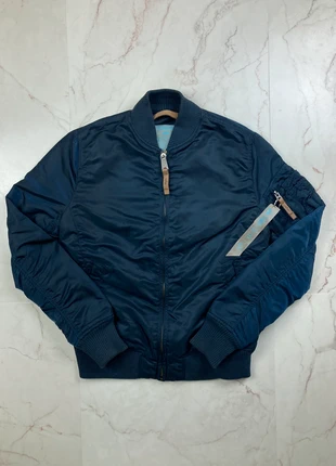 Blouson Alpha Industries chaud femme style bomber bleu marine rembourré – taille M 031, merk: Alpha Industries, staat: Heel goed, maat: M / 38 / 10, € 49,00, € 52,15 inclusief Kopersbescherming Pro