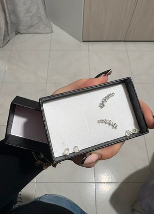 Orecchini acciaio inox stella zirconata, brand: INOX, condizioni: Nuovo senza cartellino, €5.00, €5.95 include la Protezione acquisti