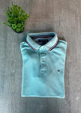 Polo Tommy Hilfiger – Taille M - turquoise, brand: Tommy Hilfiger, condition: Good, size: M, €16.99, €18.54 includes Buyer Protection Pro