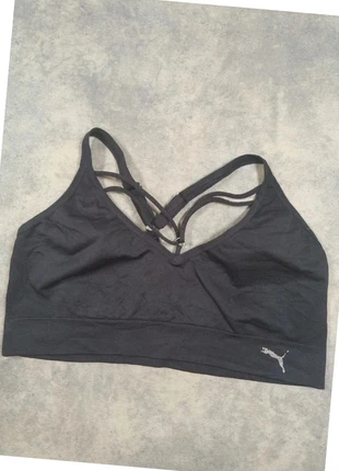 Brassière de sport noir puma taille M avec bretelles ajustables, marque: Puma, état: Très bon état, taille: M, 11,90 €, 13,20 € Protection acheteurs incluse