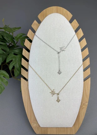 Colliers étoiles réglabe doré ou argenté en acier inoxydable, marke: sans marque, zustand: Neu, 18,00 €, 19,60 € beinhaltet Vinted-Käuferschutz Pro