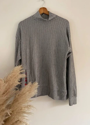 Pull col roulé rayé noir et blanc Zara – Taille L – Parfait état, marca: Zara, estado: Muito bom, tamanho: L / 40 / 12, €8.00, €9.10 inclui Proteção do Comprador