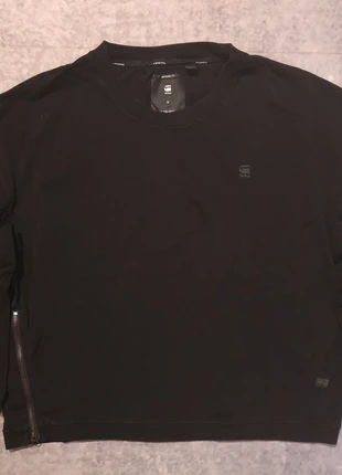 G-Star RAW Crewneck Sweatshirt Black Side Zip Detail Boyfriend Fit M Ref-36500, marque: G-Star RAW, état: Très bon état, taille: M, 19,90 €, 21,60 € Protection acheteurs incluse