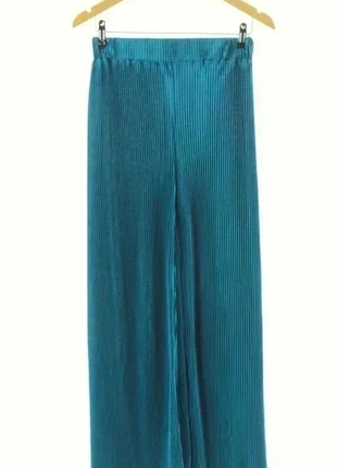 Pantalon Soirée Satin Plissé Parfait TS/M/L, merk: Mon dressing, staat: Heel goed, maat: M / 38 / 10, € 39,00, € 41,65 inclusief Kopersbescherming