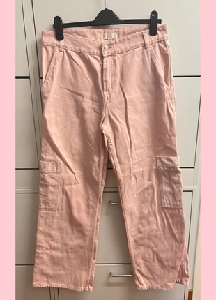 Pantaloni jeans rosa cargo, 100% cotone, marque: H&M, état: Très bon état, taille: XL / 42 / 14, 10,00 €, 11,20 € Protection acheteurs incluse
