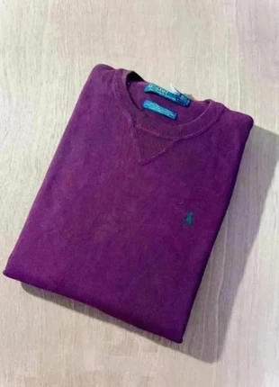 Sweat Crewneck Ralph Lauren Rouge Bordeaux Logo Vert - Taille L, marke: Ralph Lauren, zustand: Sehr gut, größe: L, 34,02 €, 36,42 € inklusive Vinted-Käuferschutz