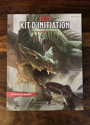 Boite de jeu - Kit d'initiation Dungeons & Dragons, marque: Wizards of the Coast, état: Très bon état, 55,00 €, 58,45 € Protection acheteurs incluse