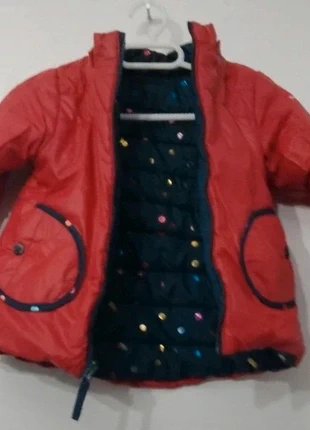 Boboli Reversible Polka Dot Jacket | 2-in-1 Hooded Parka | Size 3Y | Navy & Ruby Red, marque: Bóboli, état: Neuf sans étiquette, taille: 3 ans / 98 cm, 49,95 €, 53,15 € Protection acheteurs incluse