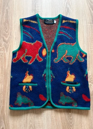 Vintage Tundra Canada Bear Wool zip Vest Size Medium, brand: Tundra Canada, condizioni: Ottime, taglia: M, €55.00, €58.45 include la Protezione acquisti