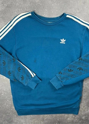 Sweat Adidas Originals bleu pétrole - M homme - coton SMP 50, marque: adidas, état: Bon état, taille: M, 5,00 €, 5,95 € Protection acheteurs (Pro) incluse