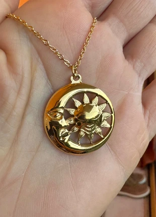 Trendy ketting Maan & Sun, merk: Boutiek, staat: Nieuw zonder prijskaartje, € 5,99, € 6,99 inclusief Kopersbescherming Pro