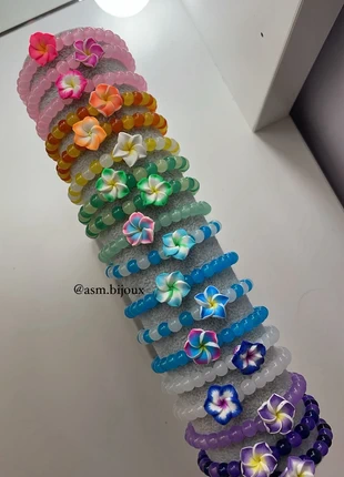 Bracelets à Perles Fleurs Hibiscus Fait Main, marke: Fait Main, zustand: Neu, mit Etikett, 2,50 €, 3,33 € inklusive Vinted-Käuferschutz