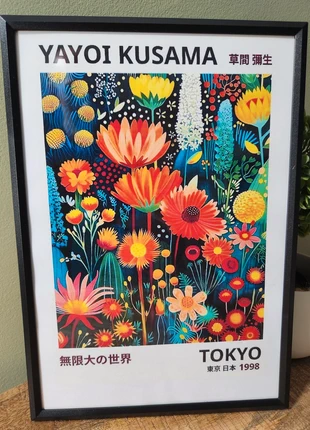 Yayoi Kusama Poster Framed Affiche Cadre Tableau minimaliste Japon, marque: Yayoi Kusama, état: Neuf avec étiquette, 9,10 €, 10,26 € Protection acheteurs incluse