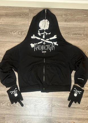 Mastermind Japan Project G/R zip hoodie project gr, merk: Mastermind Japan Project G/R, staat: Heel goed, maat: M, € 160,00, € 168,70 inclusief Kopersbescherming