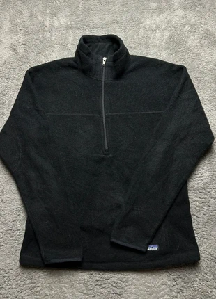Gilet / veste polaire extérieur 1/4 zip Patagonia noir M moumoute - #4409, brand: Patagonia, condition: Very good, size: M / 38 / 10, €39.90, €42.60 includes Buyer Protection Pro