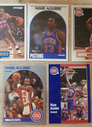 Lot cartes NBA Mark Aguirre, marca: NBA, estado: Muito bom, €1.50, €2.28 inclui Proteção do Comprador