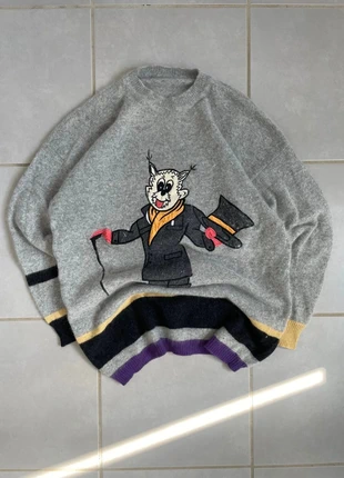 Pull d’hiver homme vintage 90s brodé taille M couleur gris 70% laine 20% angorra, marque: Vintage Dressing, état: Très bon état, taille: M, 22,49 €, 24,31 € Protection acheteurs (Pro) incluse