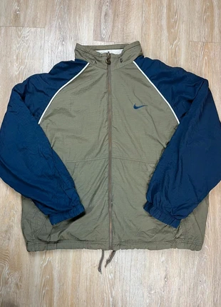 Veste matelassée coupe vent Nike Vintage 80's réversible logo brodé vert kaki et bleu - Taille L, marke: Nike, zustand: Sehr gut, größe: L, 40,00 €, 42,70 € inklusive Vinted-Käuferschutz