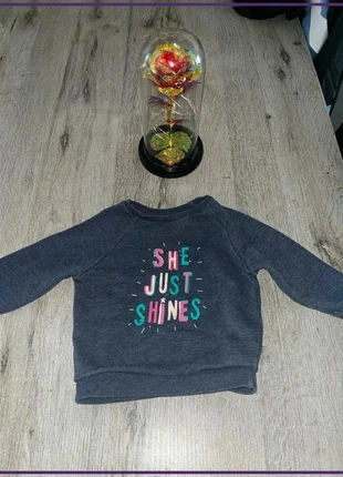 🌟 Sweat-shirt chic "She Just Shines" 🌟, état: Très bon état, taille: 9-12 mois / 74 cm, 2,00 €, 2,80 € Protection acheteurs incluse
