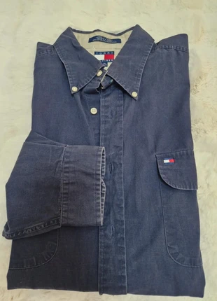 Chemise en jeans Tommy Hilfiger homme taille XL, marque: Tommy Hilfiger, état: Très bon état, taille: XL, 23,00 €, 24,85 € Protection acheteurs (Pro) incluse