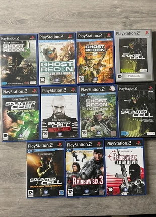 Lot de 11 jeux Tom Clancy’s sur PlayStation 2, condition: Good, €80.00, €84.70 includes Buyer Protection