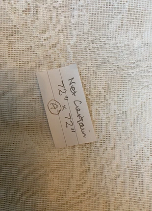 Very pretty New (unused) net curtain 72”x72”, brand: unknown, condition: New without tags, size: 150 cm - 199 cm, £2.50, £3.33 includes Buyer Protection