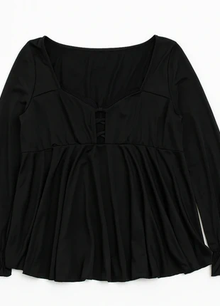 Blouse noire satinée stretch Shein – taille XXL, marque: Shein, état: Neuf sans étiquette, taille: XXL / 44 / 16, 8,00 €, 9,10 € Protection acheteurs incluse