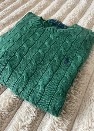 Pull Torsadé Ralph Lauren Vert, marke: Ralph Lauren, zustand: Sehr gut, größe: L, 44,99 €, 47,94 € inklusive Vinted-Käuferschutz
