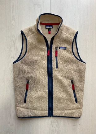 Polaire rétro sans manches Patagonia taille S | crème, merk: Patagonia, staat: Heel goed, maat: S, € 90,00, € 95,20 inclusief Kopersbescherming