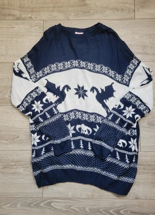 pull de noël / pull papi ou mamie motif taille L femme - G/G2 - 31, merk: Vintage Dressing, staat: Goed, maat: L / 40 / 12, € 5,99, € 6,99 inclusief Kopersbescherming Pro