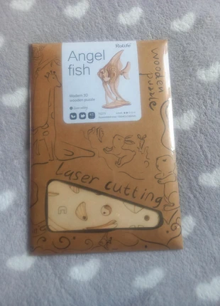 Puzzle bois 3D Robotime Angel Fish poisson, marca: Robotime, estado: Novo com etiquetas, tamanho: 8 anos / 128 cm, €10.00, €11.20 inclui Proteção do Comprador