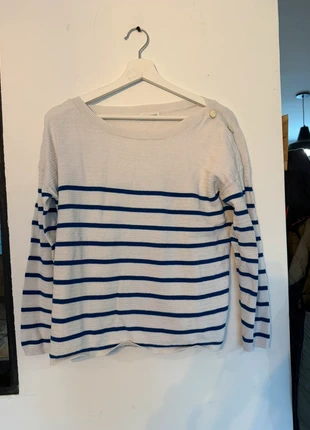 Pull marinière, merk: Cache Cache, staat: Heel goed, maat: S / 36 / 8, € 4,00, € 4,90 inclusief Kopersbescherming