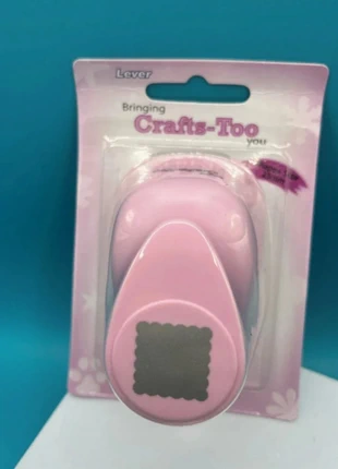 New Scalloped square card craft punch cutter 1” diagonal stamp shape, brand: crafts too, condition: New, £4.99, £5.94 includes Buyer Protection