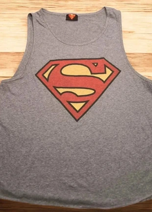 Débardeur t-shirt sans manche Superman gris taille M (pf27), brand: Superman, condition: New without tags, size: M, €9.97, €11.17 includes Buyer Protection Pro