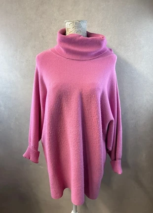 Pull rose col montant oversize – Natacha Paris – Taille M – Lot P1, merk: NATACHA, staat: Heel goed, maat: M / 38 / 10, € 8,10, € 9,21 inclusief Kopersbescherming Pro