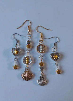 Two toned earring set, marca: trinketsnjewelry, estado: Novo com etiquetas, €8.00, €9.10 inclui Proteção do Comprador