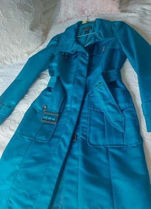 Gabardina original azul Mango Suit talla S, merk: MNG Suit, staat: Heel goed, maat: S / 36 / 8, € 12,00, € 13,30 inclusief Kopersbescherming