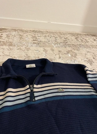 Sweat Lacoste Pull Half Zip Camionneur Vintage Retro Old Money Gentleman Elegant Office Size L / XL, marca: Lacoste, estado: Muito bom, tamanho: XL, €50.00, €53.20 inclui Proteção do Comprador