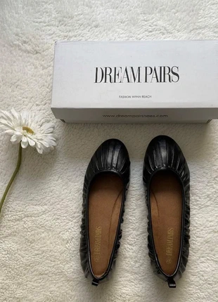 Dream Pairs New Pleated Ballet Flats EU 37 Black Faux Leather, marque: Dream Pairs, état: Neuf avec étiquette, taille: 37, 20,00 €, 21,70 € Protection acheteurs incluse