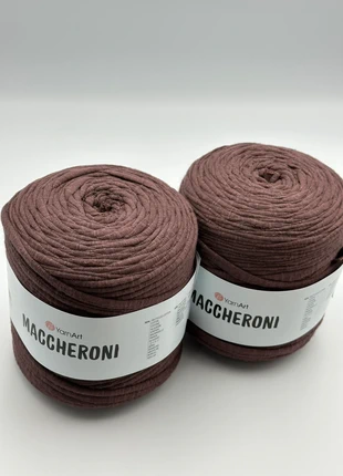 Yarnart T-shirt yarn Macrame Crochet Rolls 2x600g Rolls brown shade, condition: New with tags, £9.99, £11.19 includes Buyer Protection Pro