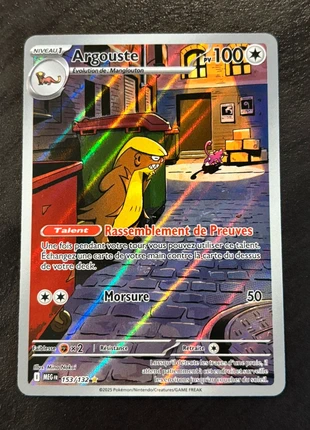 Carte Pokémon Argouste AR 153/132 Méga Évolution ME1, brand: Pokémon, condizioni: Ottime, €5.00, €5.95 include la Protezione acquisti