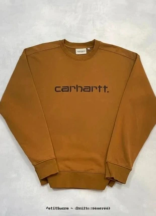 Pull Carhartt wip Marron Homme brodé coupe Large 100% coton Crew Neck - Taille S /1707R, marque: Carhartt, état: Très bon état, taille: S, 44,00 €, 46,90 € Protection acheteurs (Pro) incluse