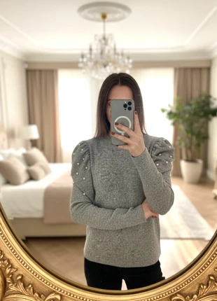 Jersey perlas gris Zara, merk: Zara, staat: Heel goed, maat: M / 38 / 10, € 6,50, € 7,53 inclusief Kopersbescherming